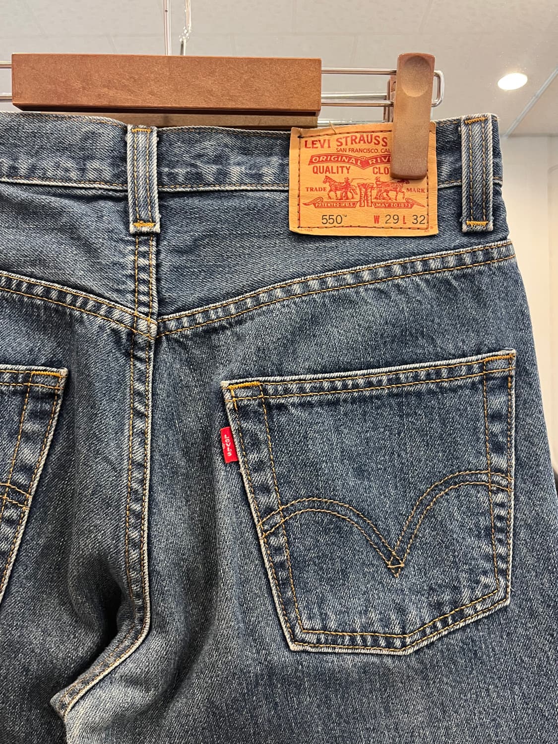 Levis 리바이스 550 컷오프 데님 쇼츠 팬츠 (29inch) 상품이미지6