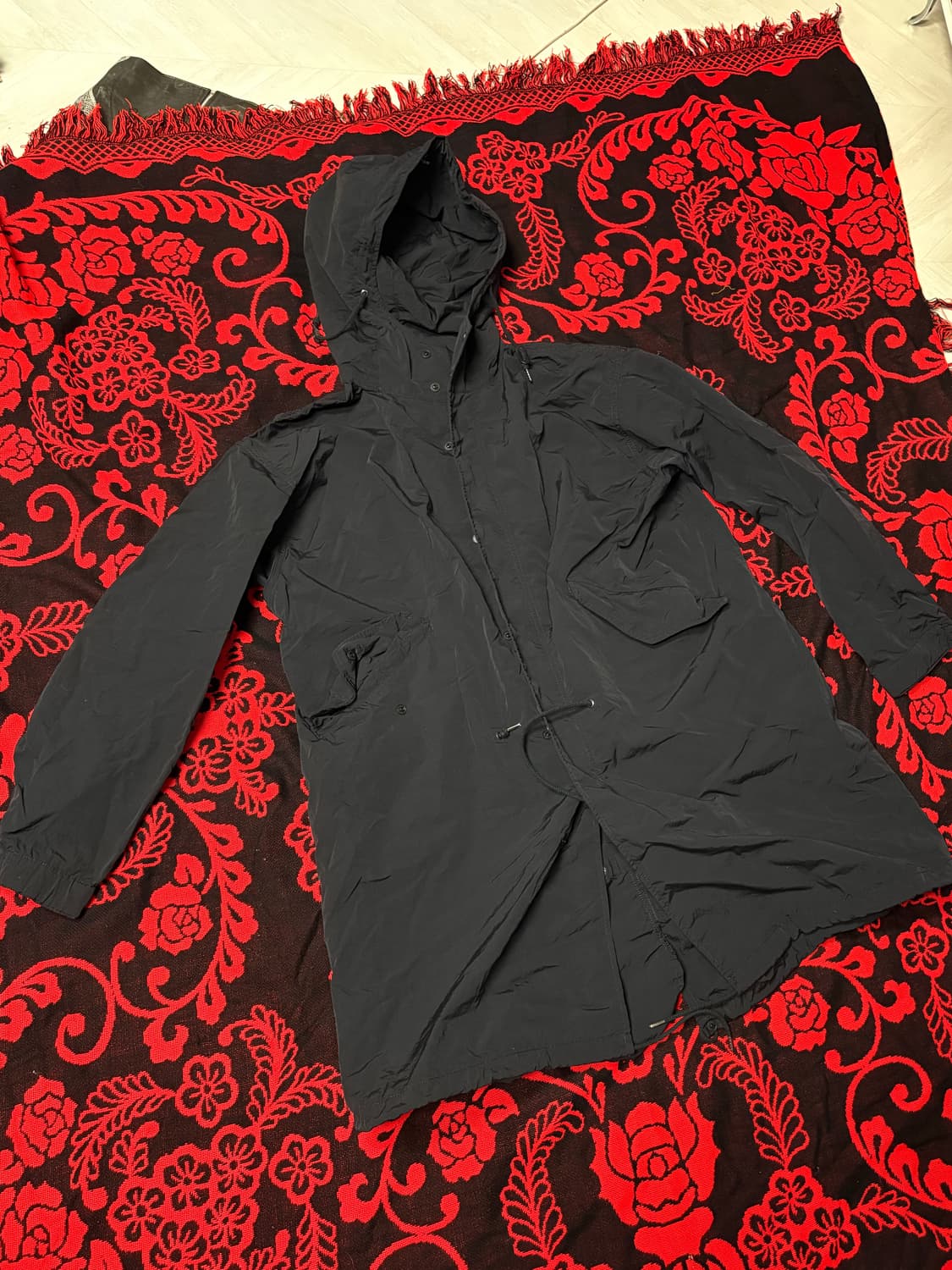 Fishtail Black-parka coat 상품이미지2