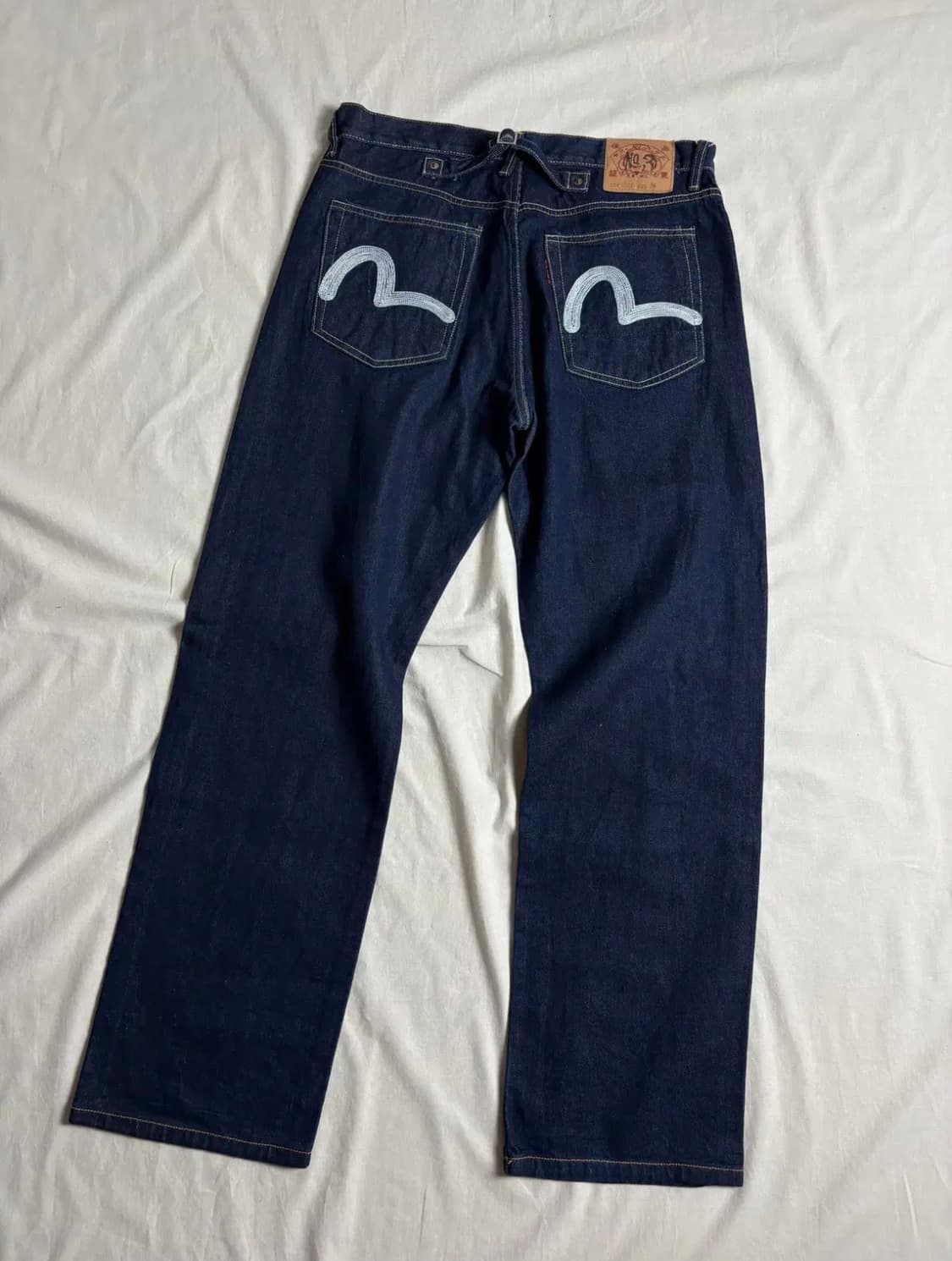 (희귀) 90~00s 일본 오사카 생산 야마네 시기 에비수 셀비지 데님 상품이미지1