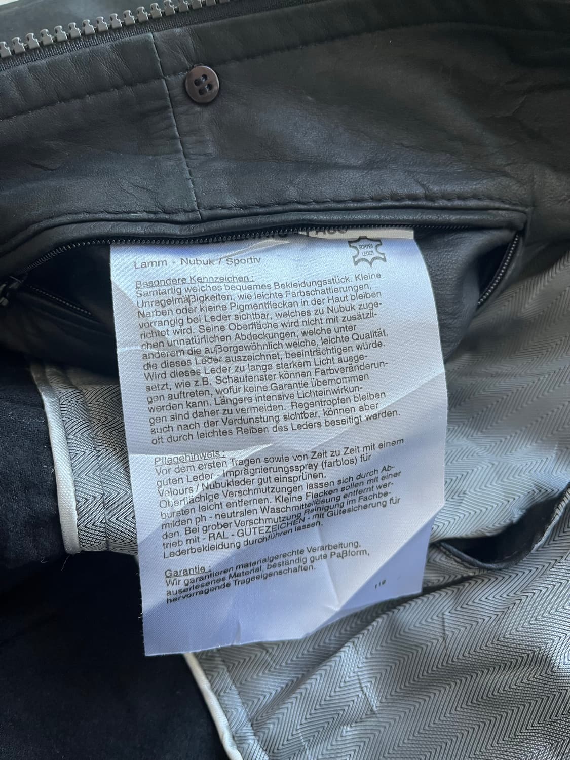 BONGARDI 리얼 램 누벅 레더 코트 (100-105) 상품이미지7