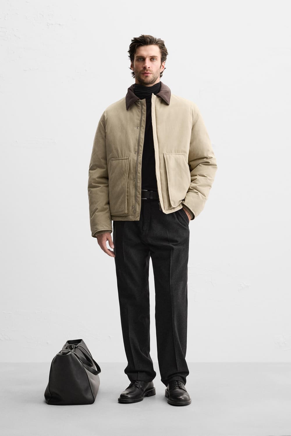 자라 매칭 칼라 점퍼 상품이미지1