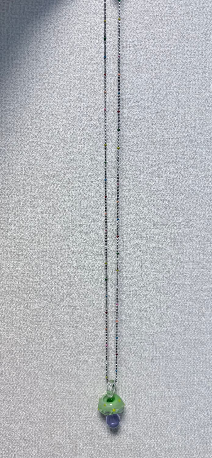 머쉬룸 목걸이 - 그린 상품이미지3