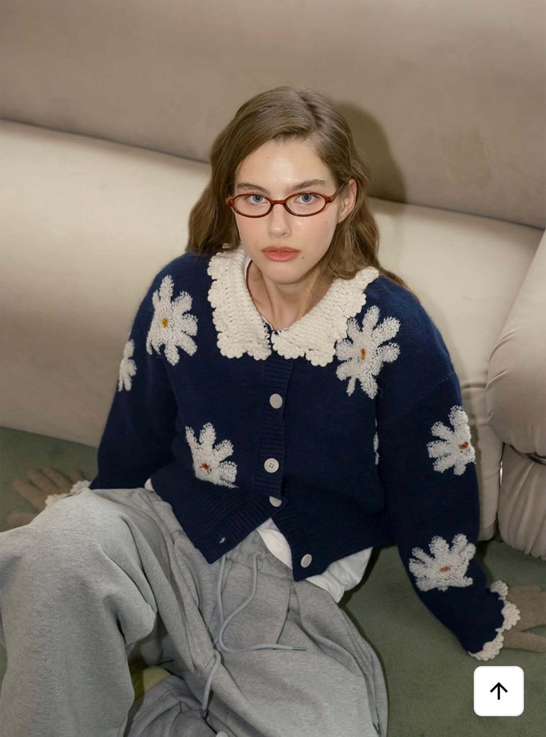 바이탈싸인 데이지 울 가디건 상품이미지1