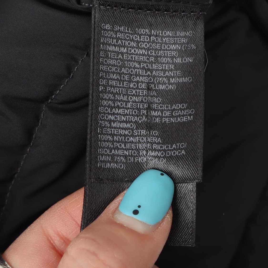 노스페이스 700 그레이 다운 베스트 상품이미지8