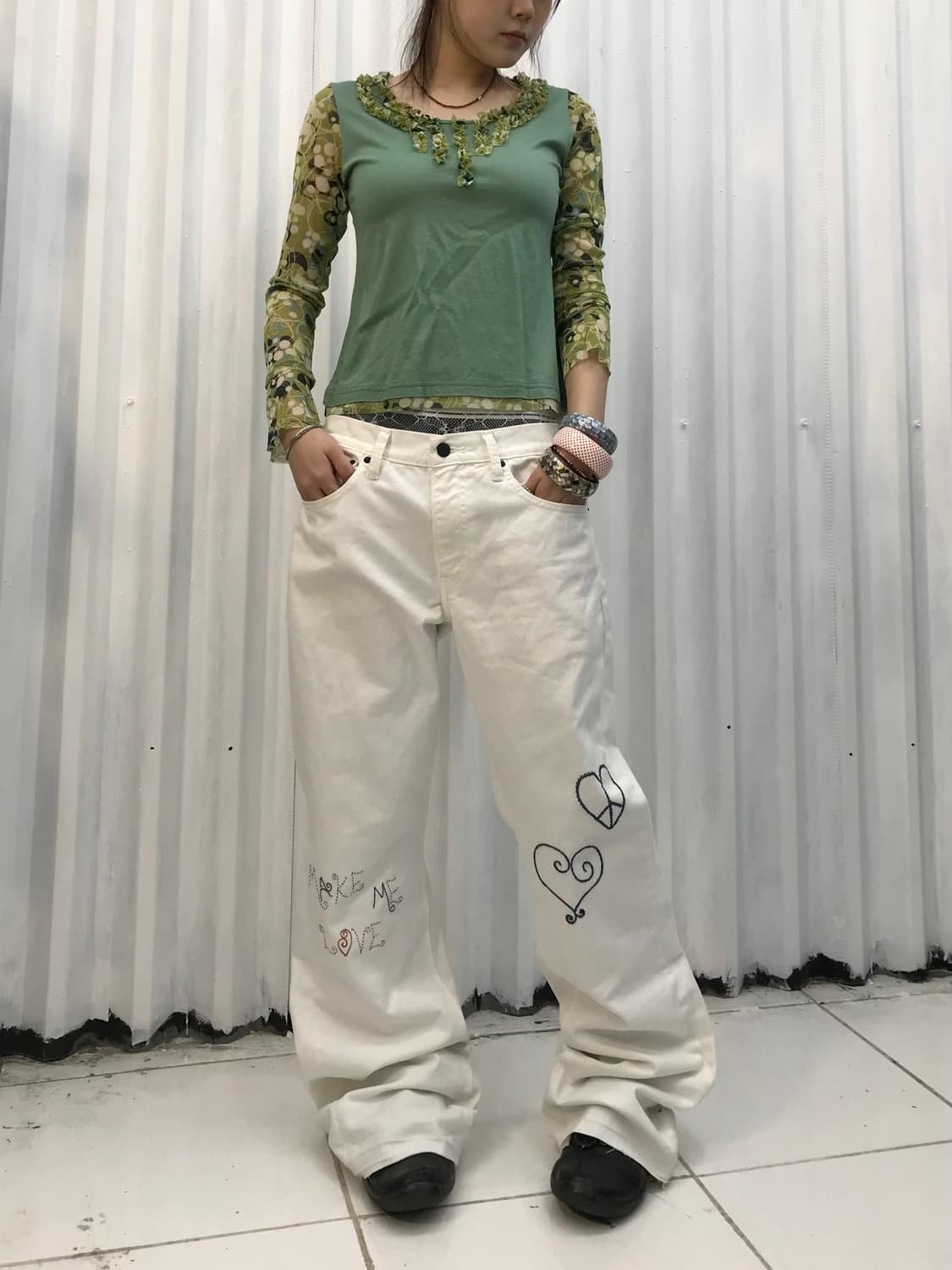 𝖭𝖮/S.012 LOVE Levi's Bootcut 상품이미지3