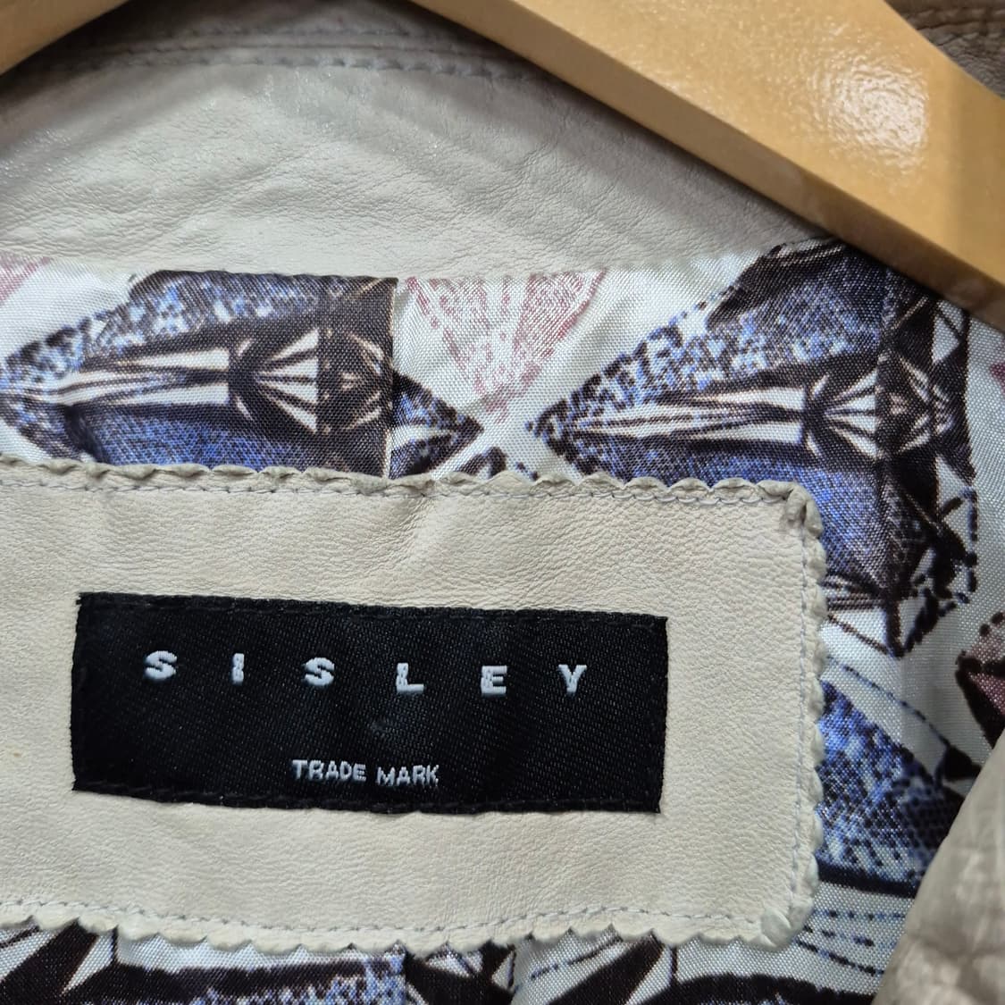 시슬리 빈티지 양가죽자켓 상품이미지5