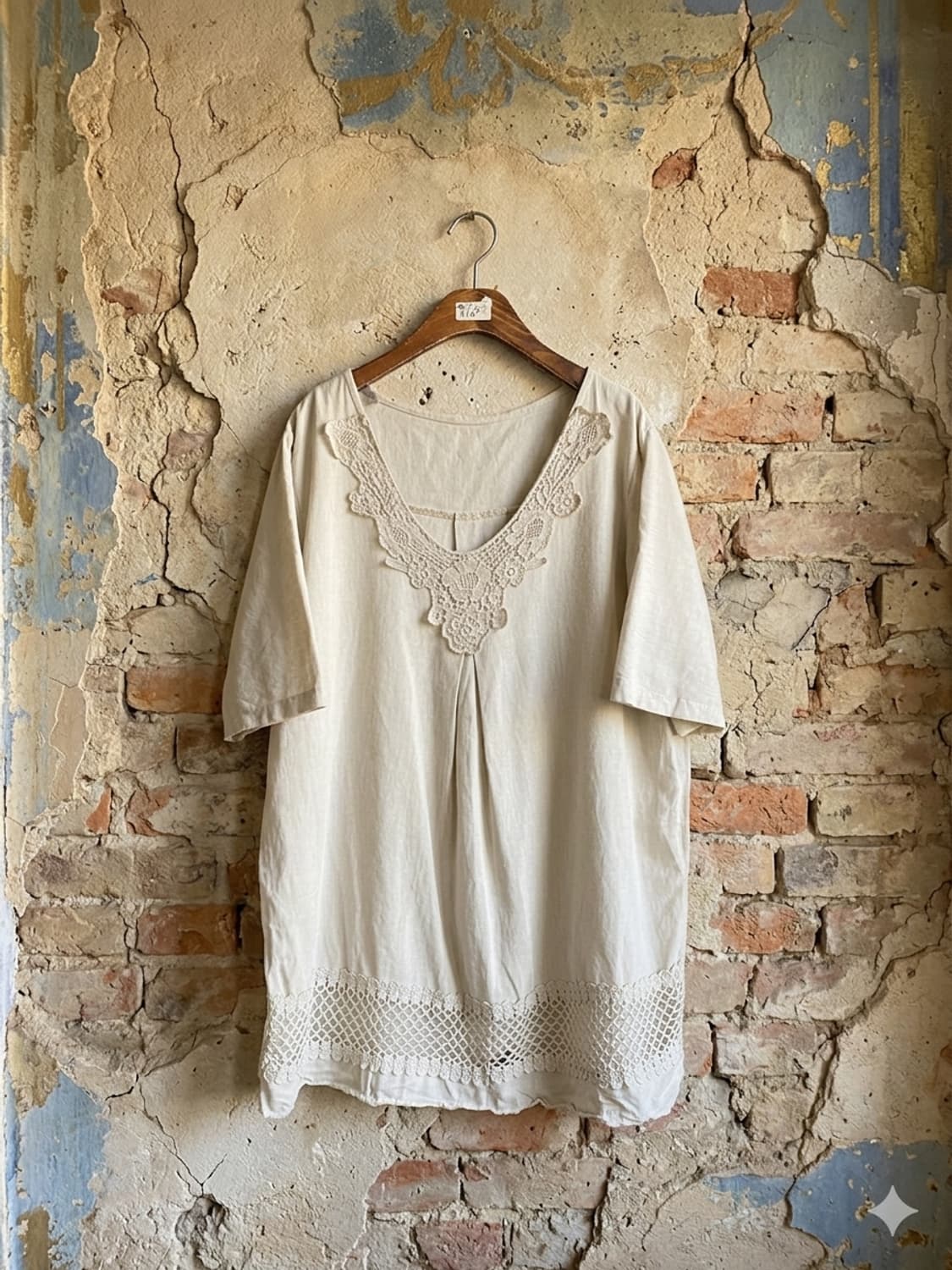 프렌치 리넨 자수 롱 블라우스 튜닉
 상품이미지1