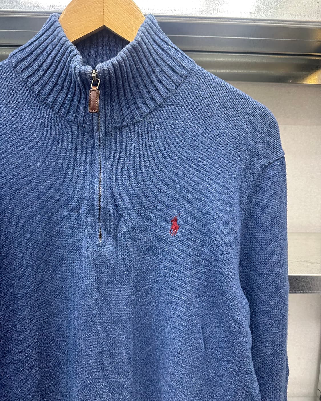 (M)폴로 반집업 니트-M1612 상품이미지2
