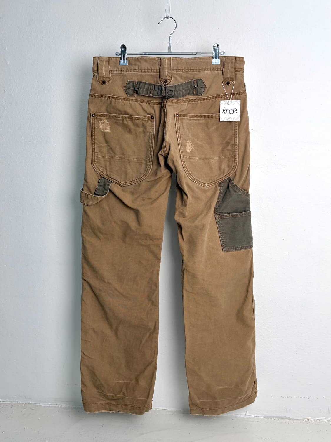 JPN 빈티지 디스트레드 더블니 팬츠 상품이미지3