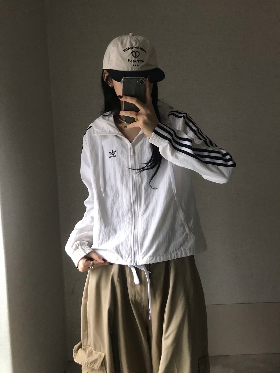 아디다스 흰검 바람막이 상품이미지3