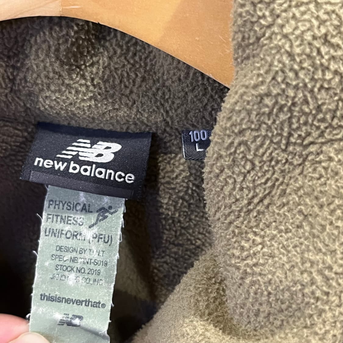 뉴발란스 x 디스이즈네버댓 PFU 플리스 집업 자켓 상품이미지7