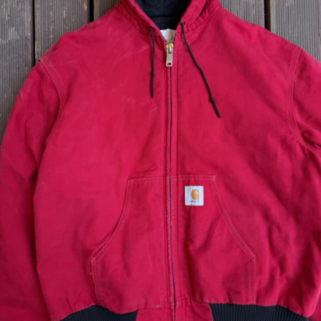 칼하트 액티브자켓 레드 XL 상품이미지4