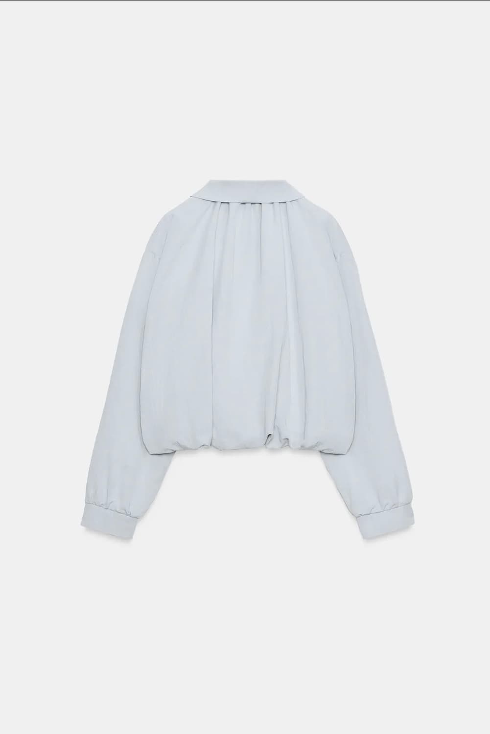 자라 6318/039/403 벌룬 봄버 자켓, 하늘색 상품이미지5