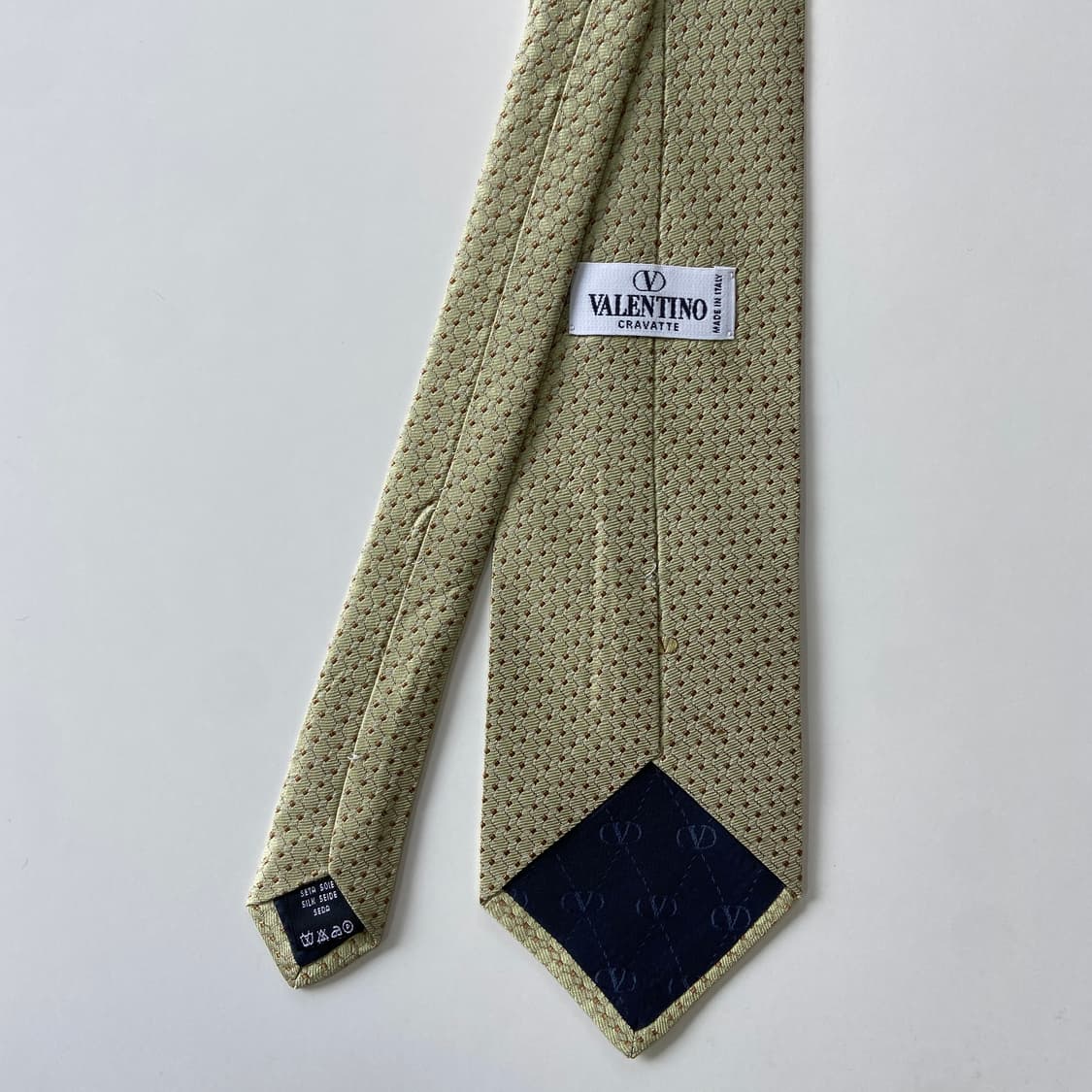 발렌티노(Valentino Garavani) 심플로고 정품 명품넥타이 상품이미지3