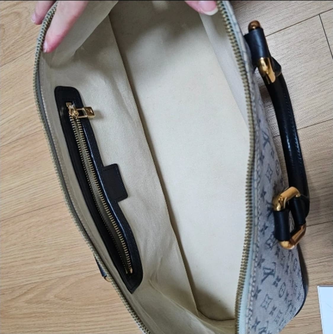 루이비통 정품 모노그램 토트백 이딜 롱 알마오 상품이미지6