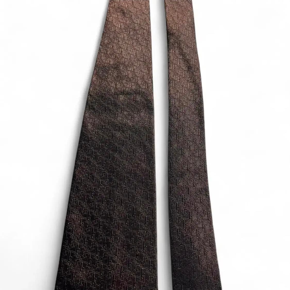 디올옴므 오블리크 자카드 패턴 실크 넥타이 상품이미지7