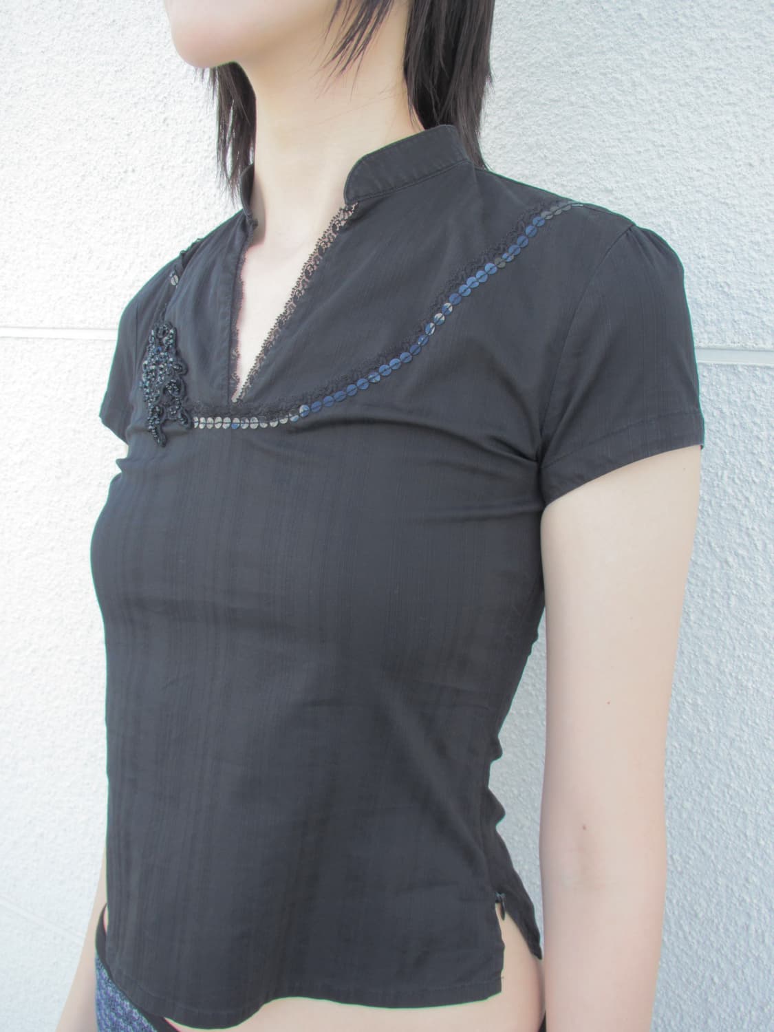 WBC beads lace blouse 상품이미지5