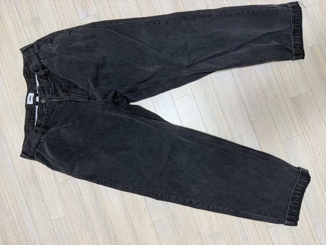 오베이 블랙데님팬츠 상품이미지2
