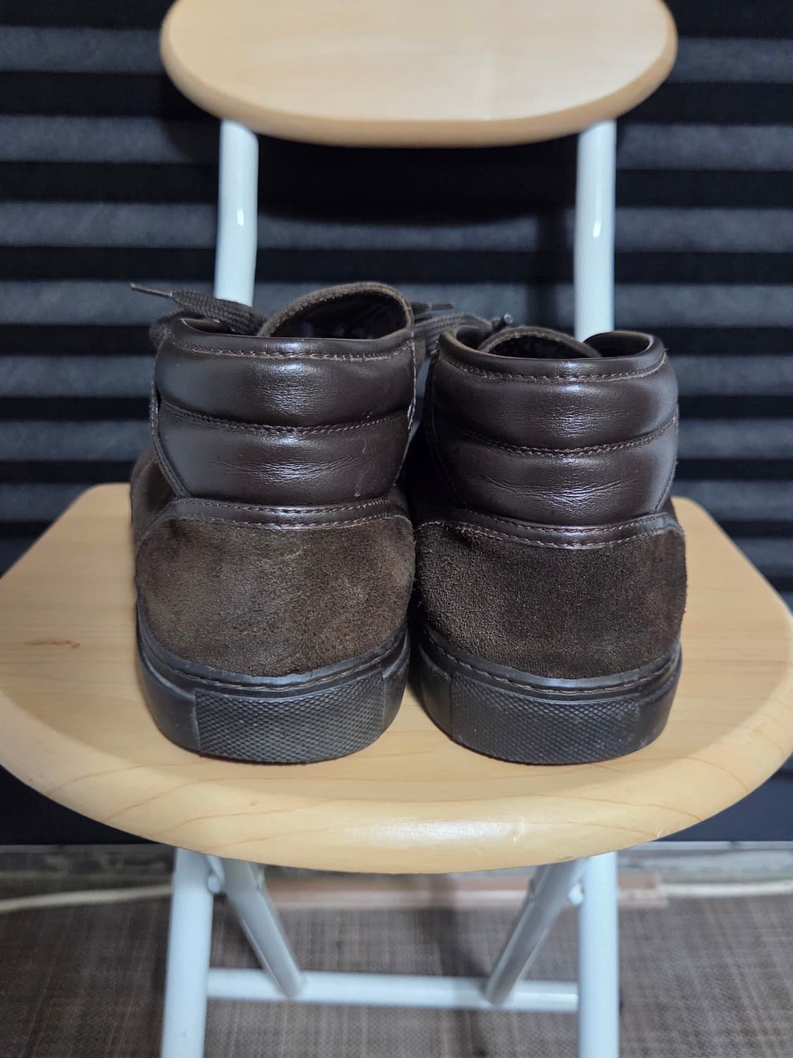 (정품) [몽클레어] 스웨이드 가죽 스니커즈 판매합니다. 상품이미지4