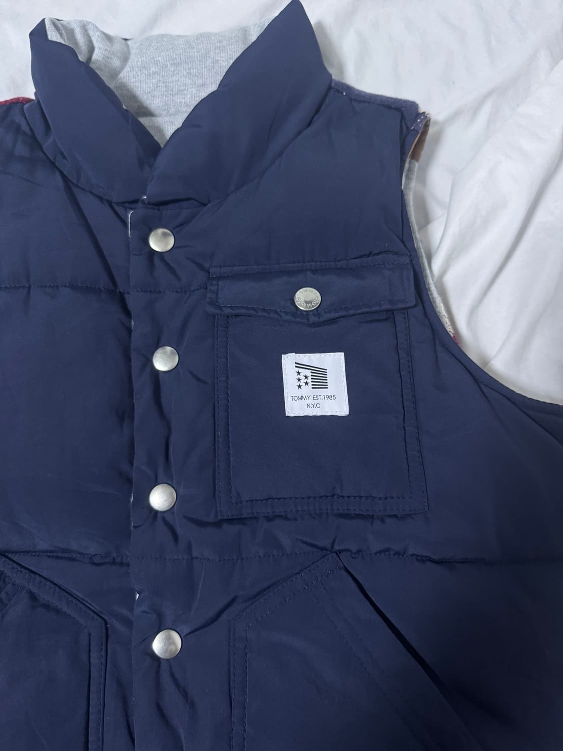타미힐피거 성조기 리버시블 패딩 베스트 상품이미지6