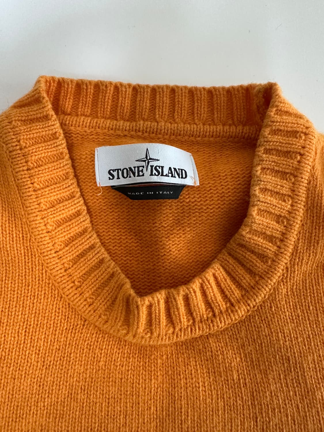 스톤아일랜드 오렌지 니트 XL 상품이미지2