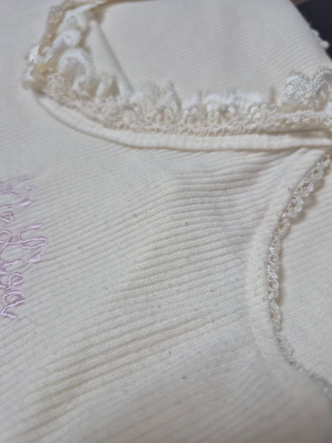 리즈리사 샘플 히메카지 모리스타일 슬립원피스 아이보리 상품이미지4