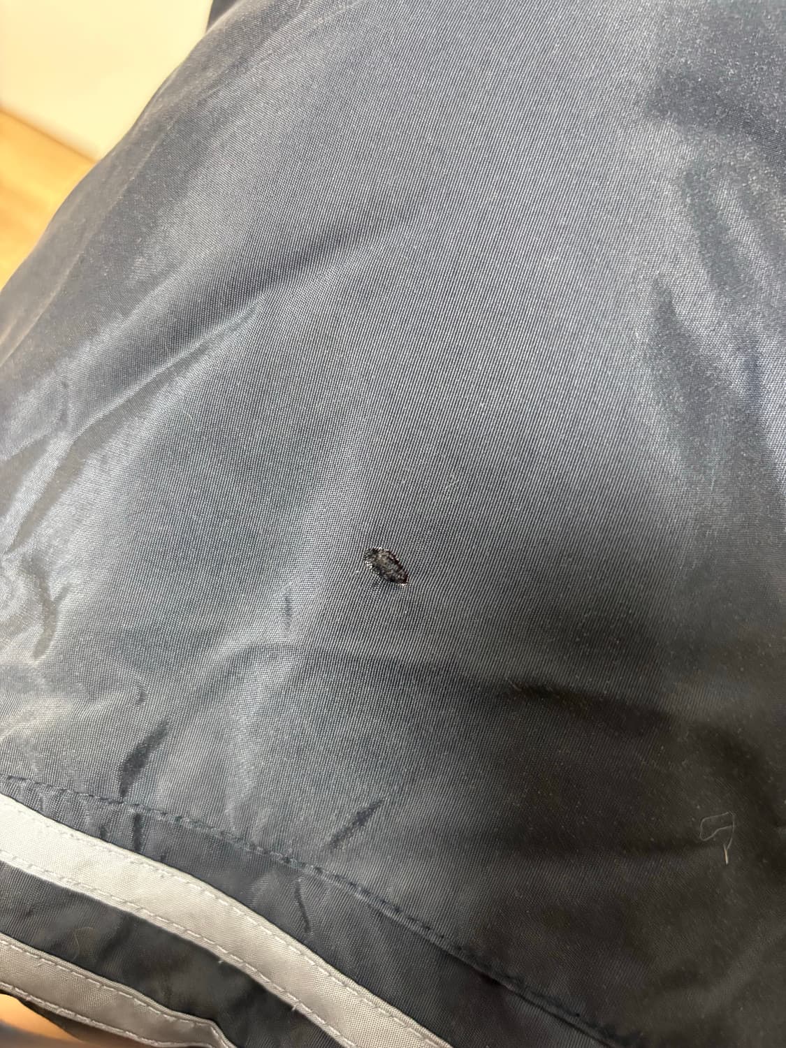 아디다스 올드스쿨 누빔 점퍼 후드 자켓 네이비 상품이미지3