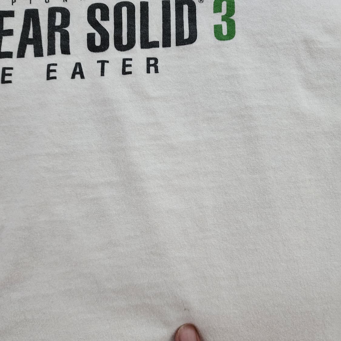 [XL] 00s 빈티지 메탈기어 솔리드 스네이크 3 프로모 티셔츠 상품이미지2