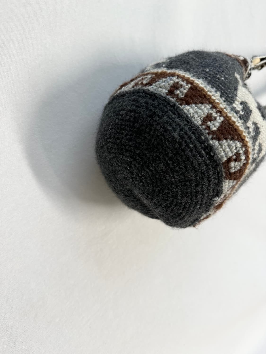 울 노르딕 패턴 니트 크로스 백 상품이미지9