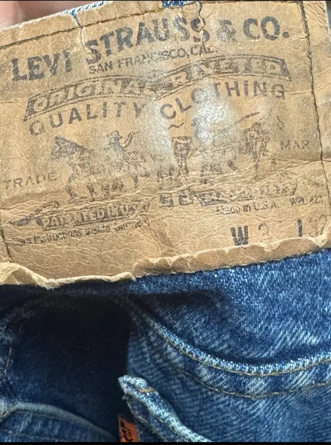리바이스 80s 517 made USA 오렌지탭 31~32 상품이미지5