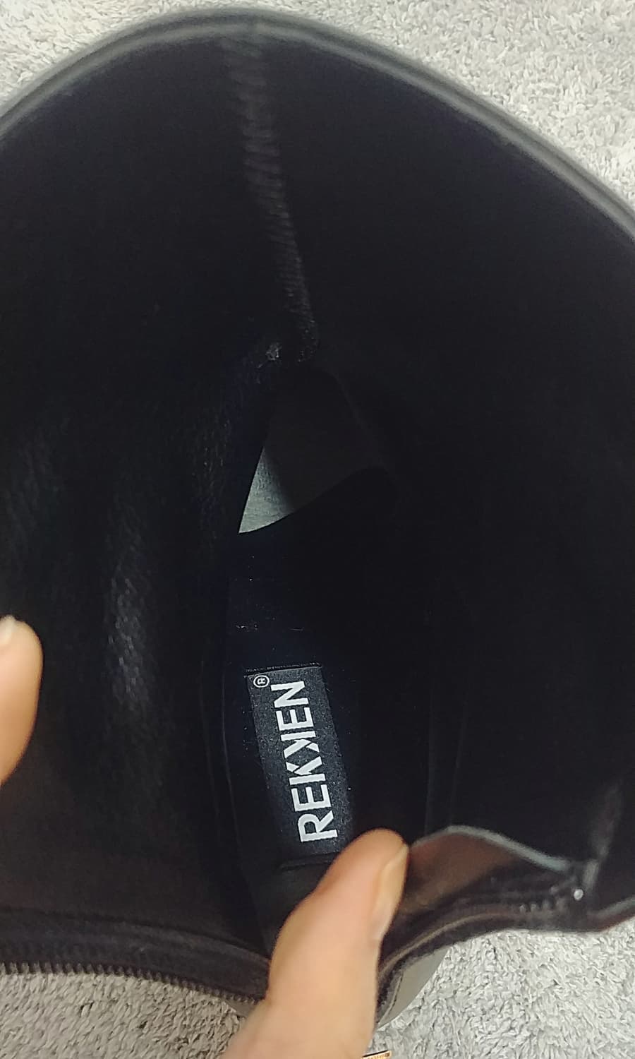 렉켄(REKKEN) 몬데나 앵클 부츠 블랙 /245 상품이미지7