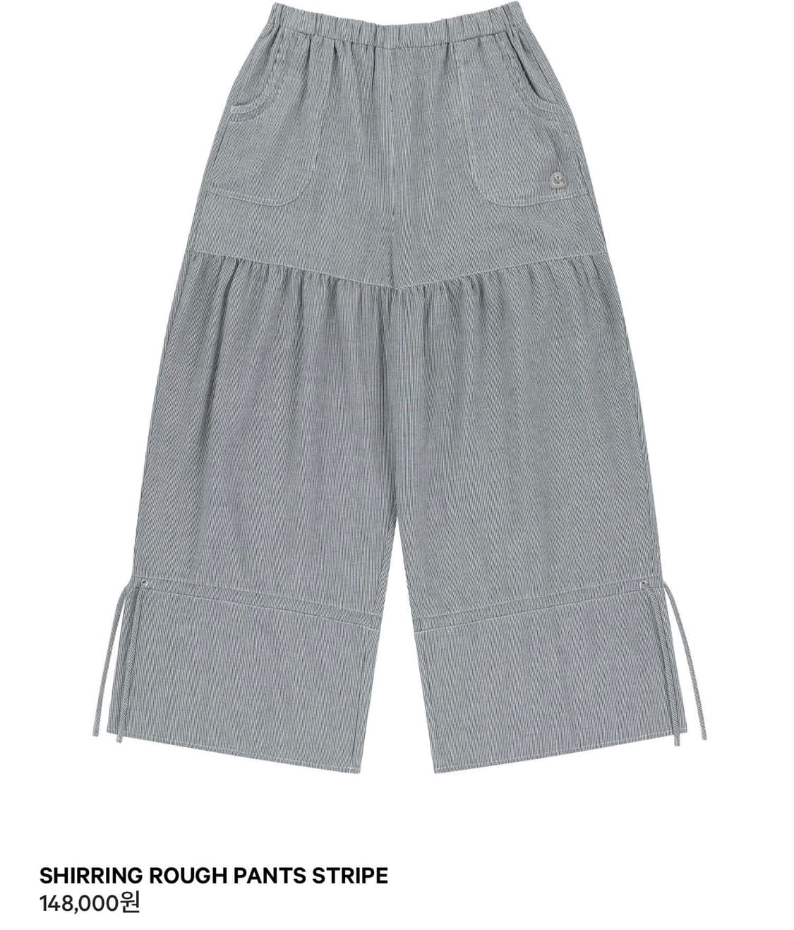 SHIRRING ROUGH PANTS STRIPE 상품이미지1