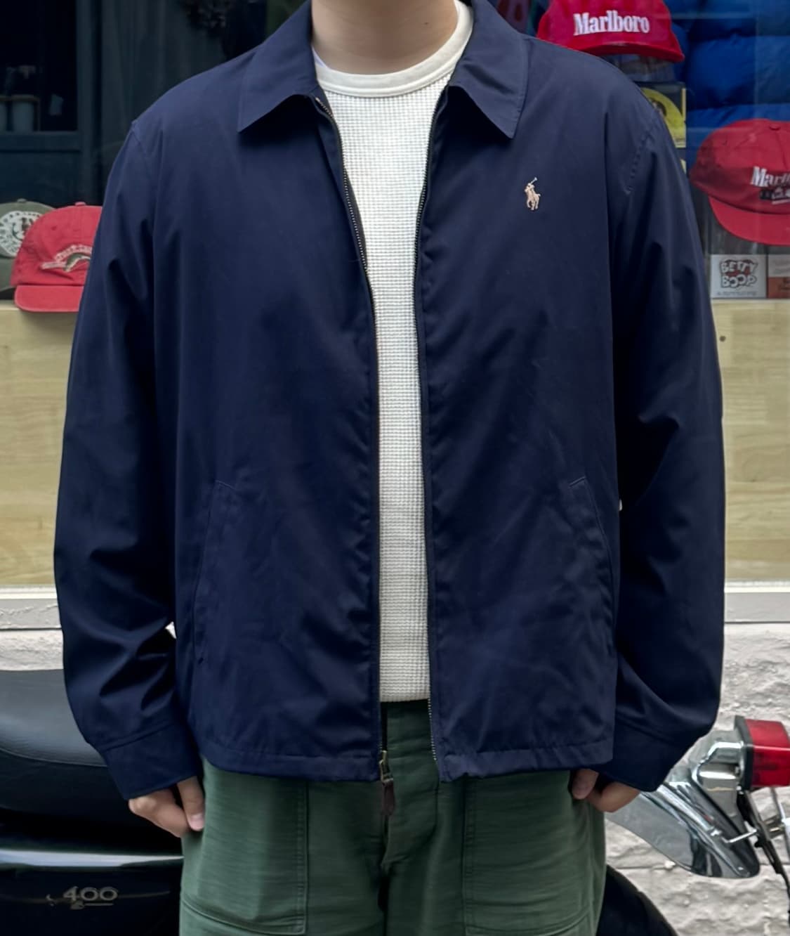 폴로 랄프로렌 네이비 해링턴 자켓 상품이미지7