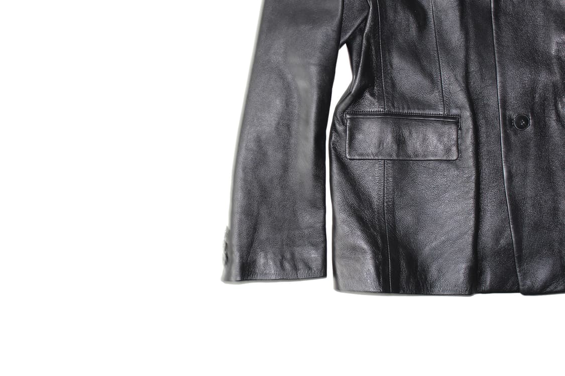 2000s 램스킨 레더 블레이저 자켓  상품이미지3