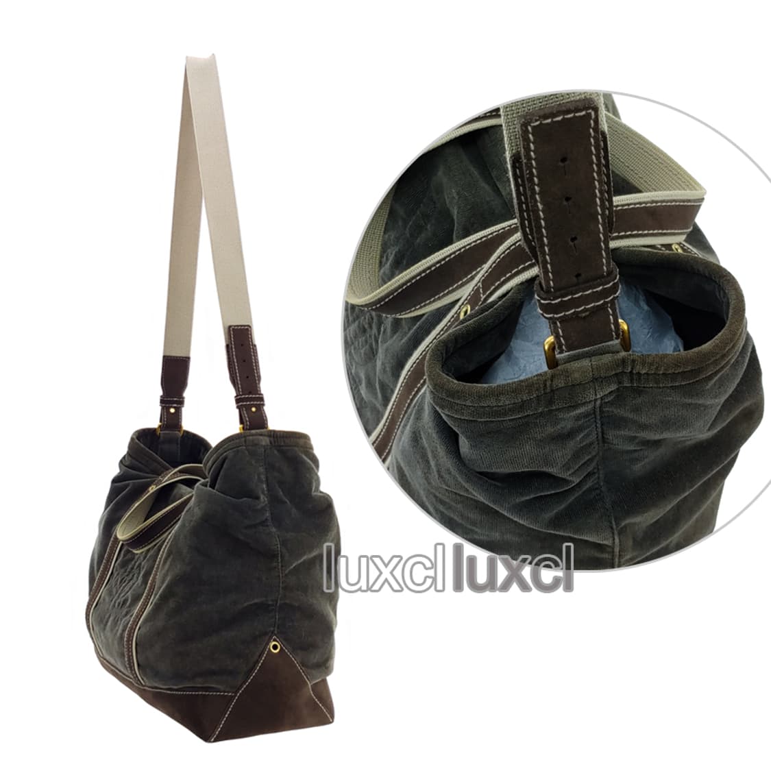 [정품] YSL 입생로랑 캔버스 메신저 숄더백 148887 (남녀 공용) 상품이미지4