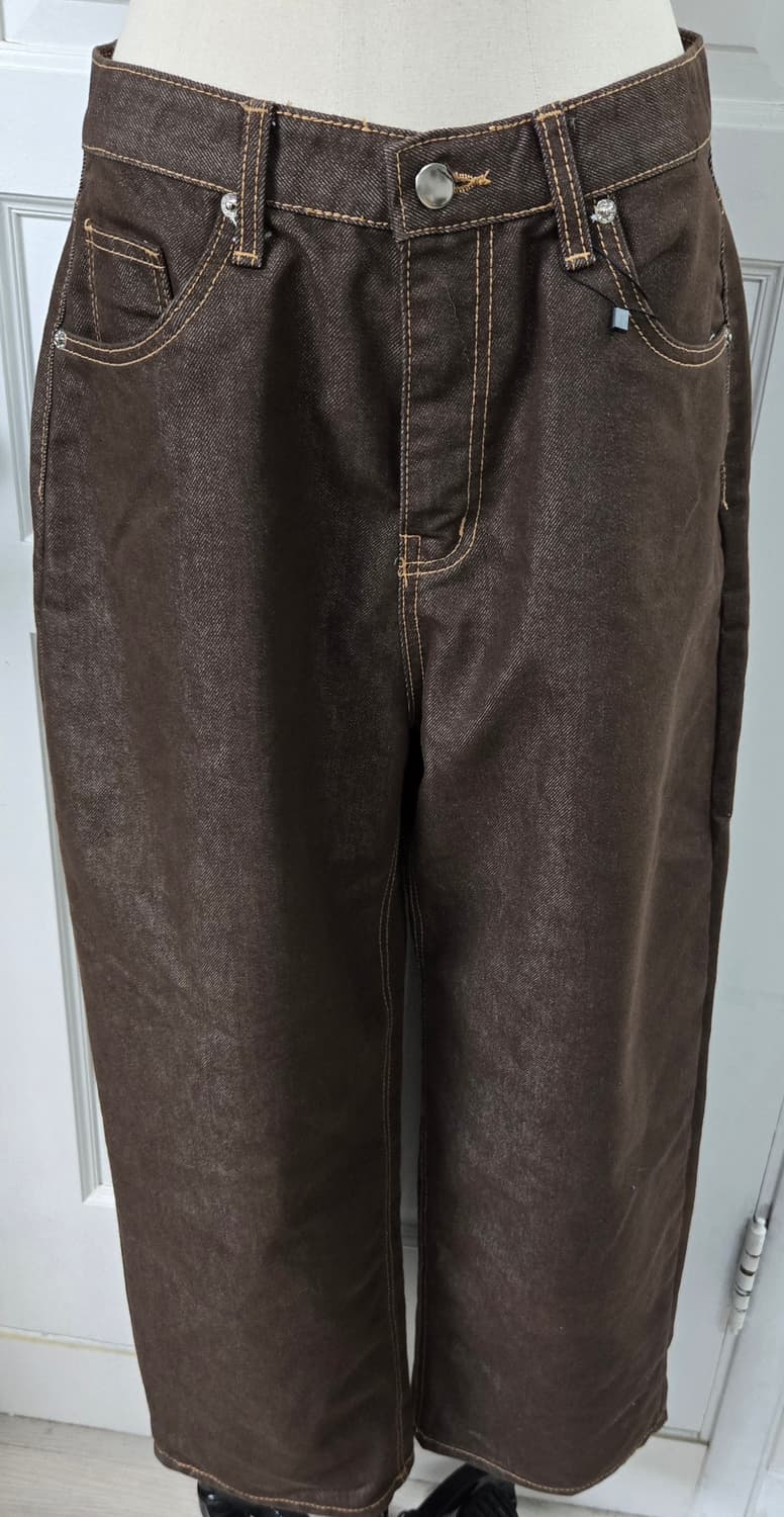 새상품)로브로브 퀼팅점퍼/ootj브라운팬츠 상품이미지8