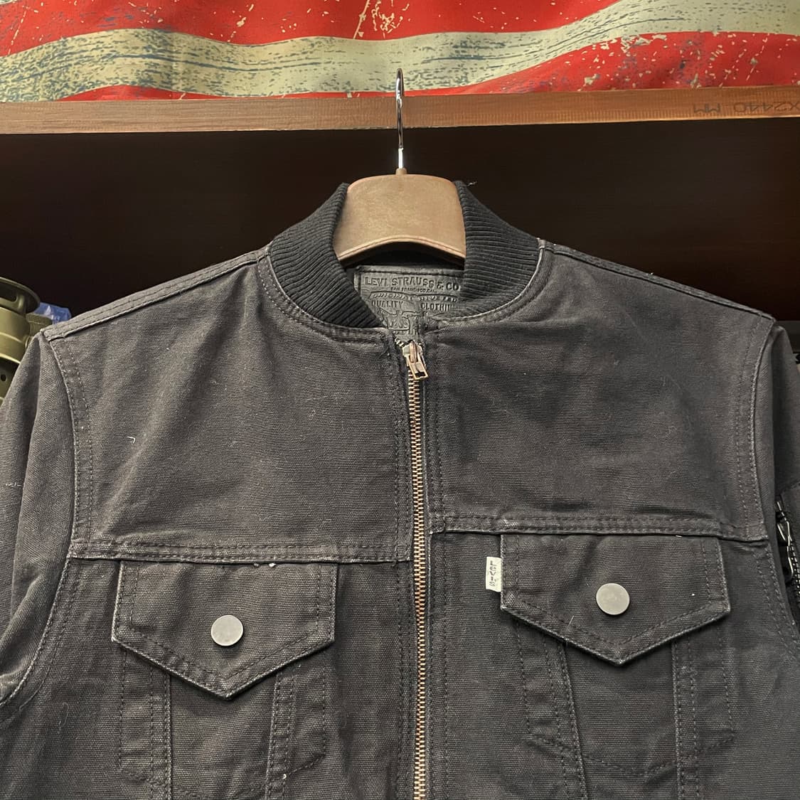 10s 리바이스 유틸리티 암 포켓 데님 트러커 자켓 N349 상품이미지3