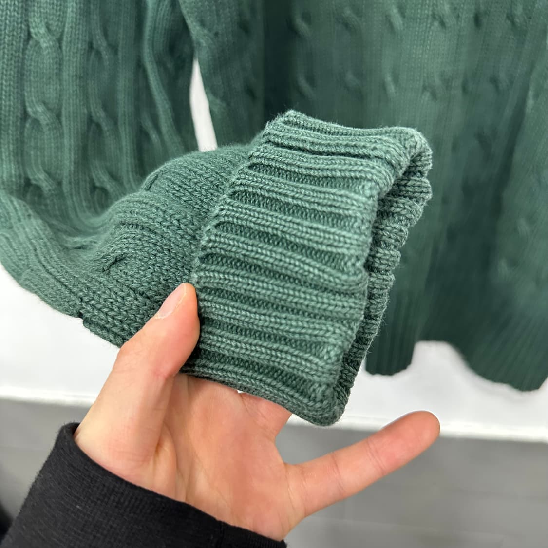 폴로 랄포로렌 꽈배기 니트 상품이미지6