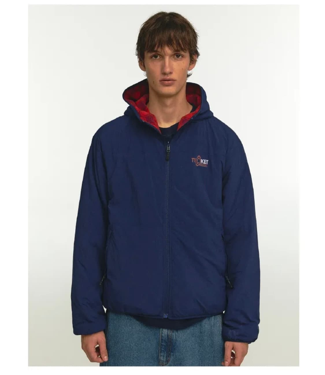 [ 테켓]Weekend Reversible Fleece Jaket Red 상품이미지8