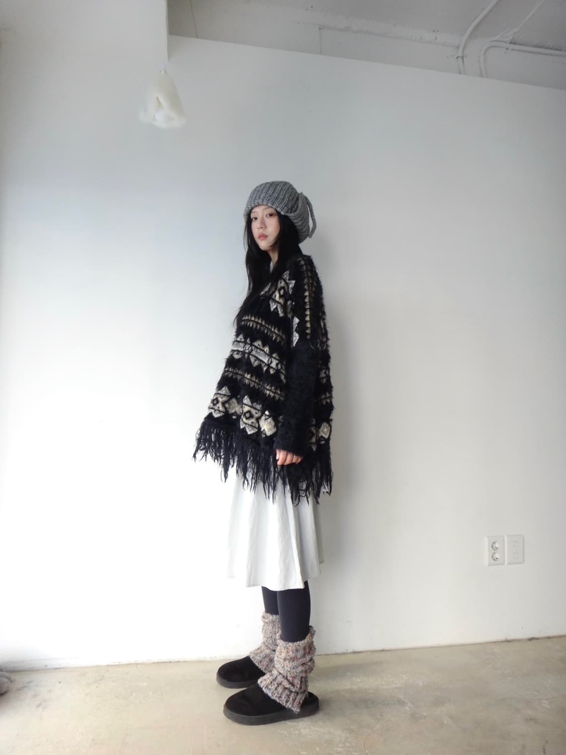 EGOIST indian tassel knit 상품이미지1