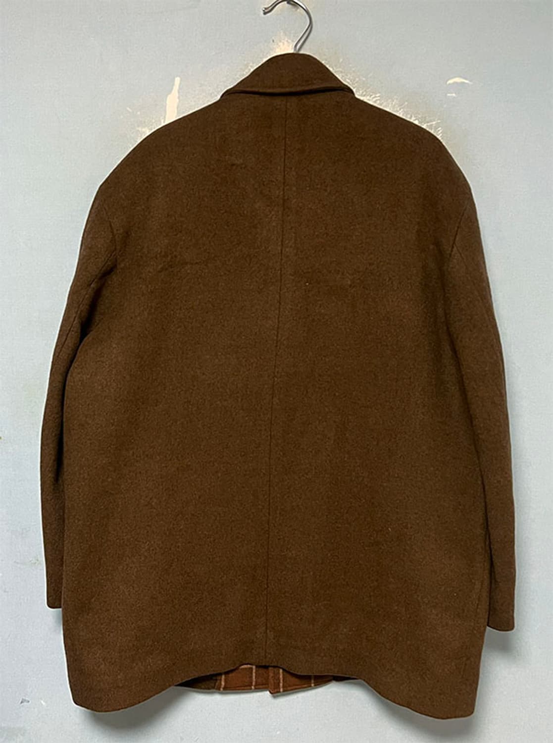 런던포그 남자 모직자켓 하프코트 캐주얼 오버핏 L 100 상품이미지2