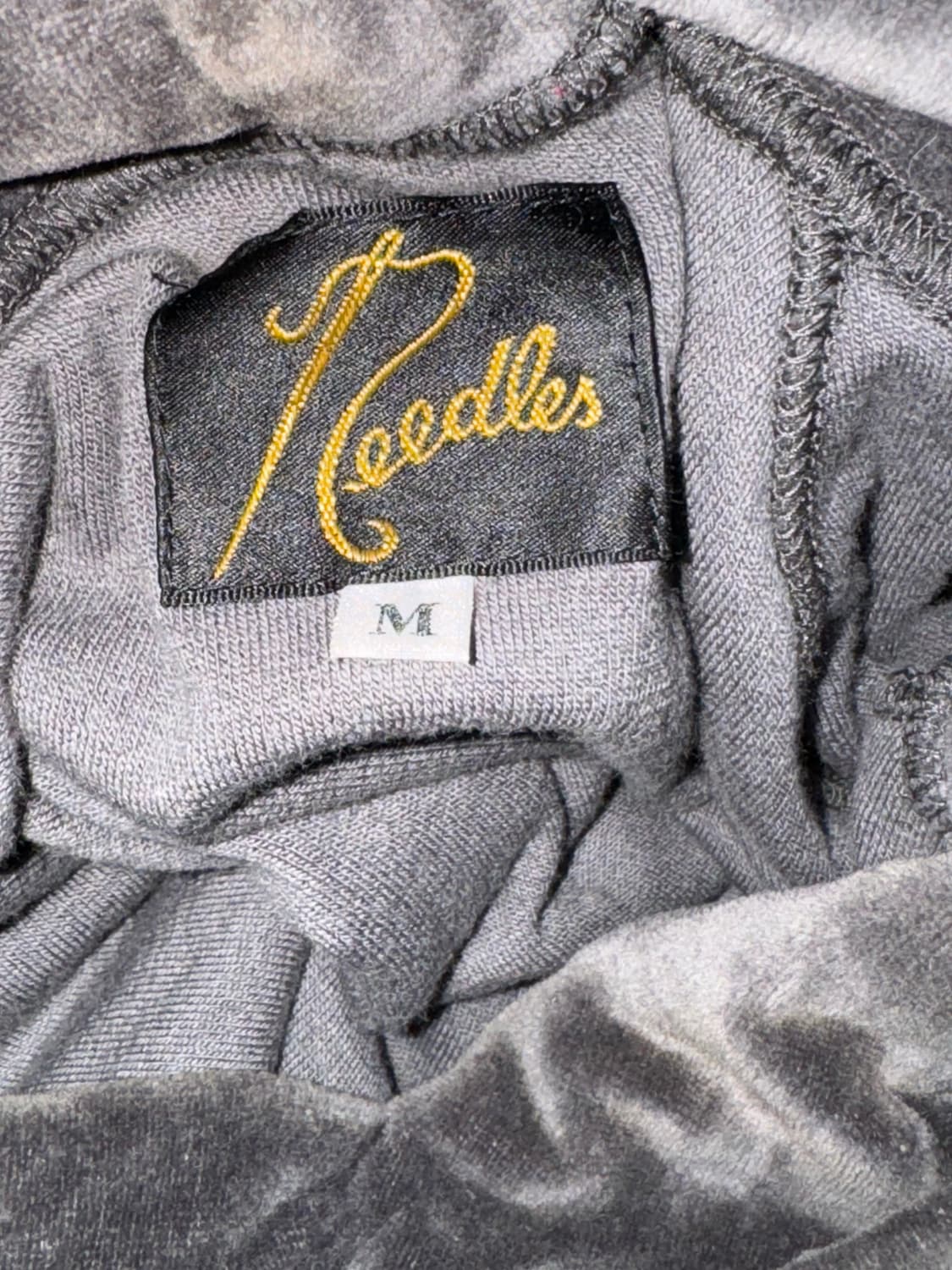 니들스 트랙 후드 벨루어 차콜 M 상품이미지2