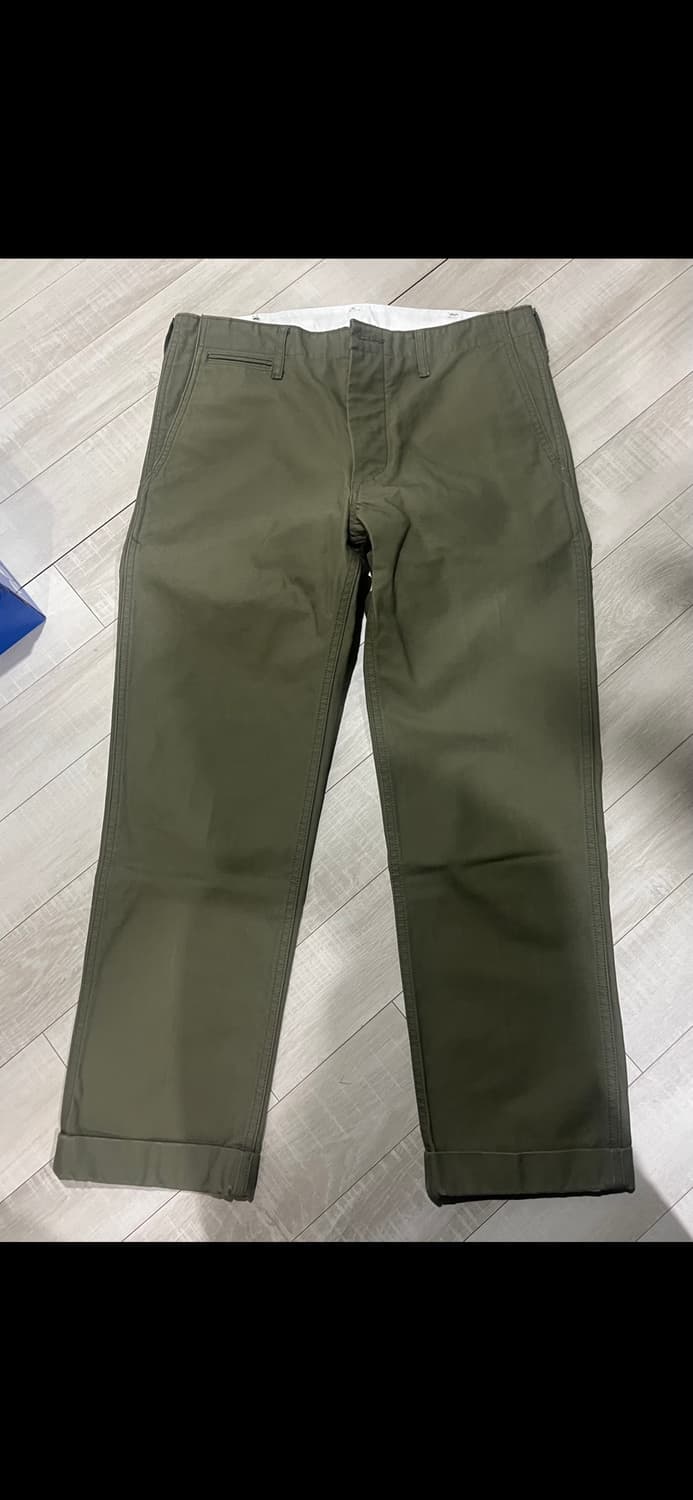 비즈빔 올리브 컬러 치노팬츠  3사이즈 (에크루 구매) 상품이미지1