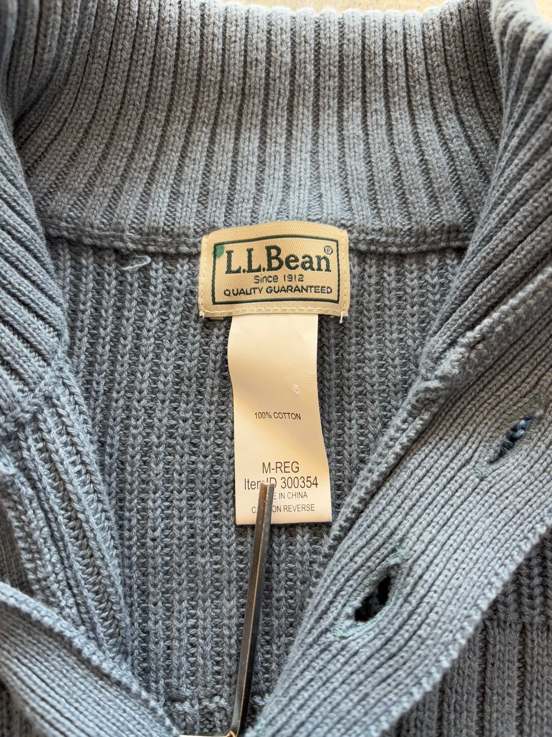엘엘빈 LLBean 헨리넥 코튼 스웨터 상품이미지5