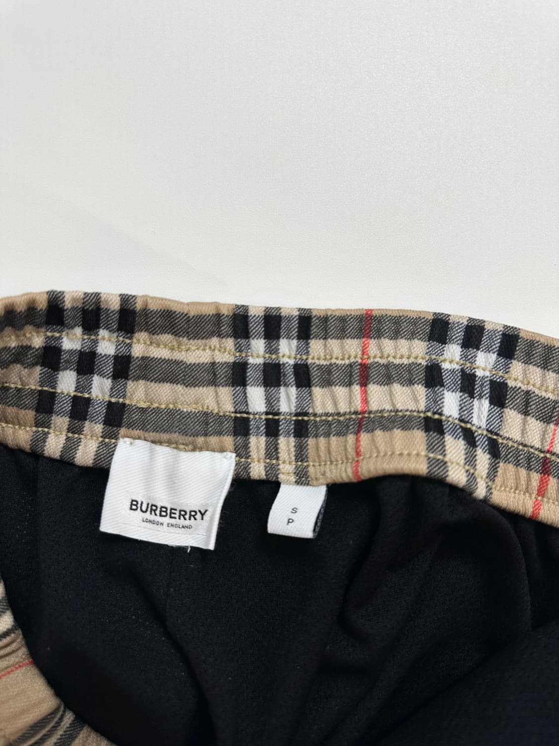 버버리 베이지 체크 반바지 S/Pants men Burberry 상품이미지5