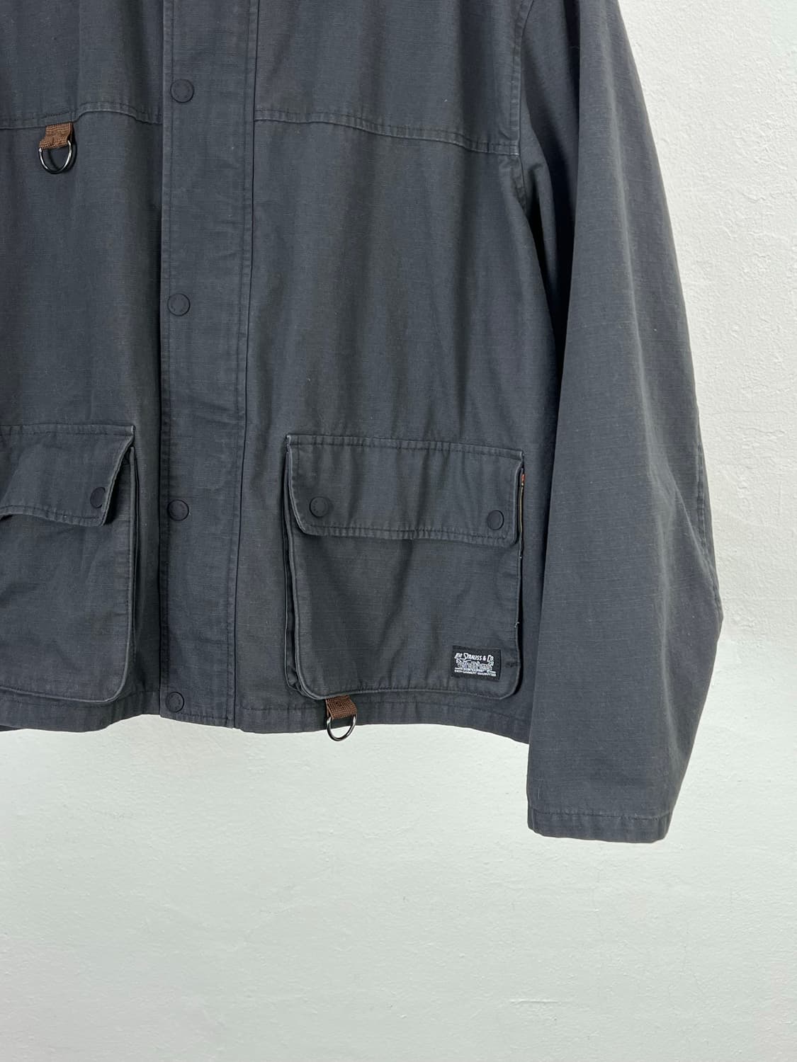 리바이스 다크 그레이 코듀로이 카라 헌팅 자켓 상품이미지5