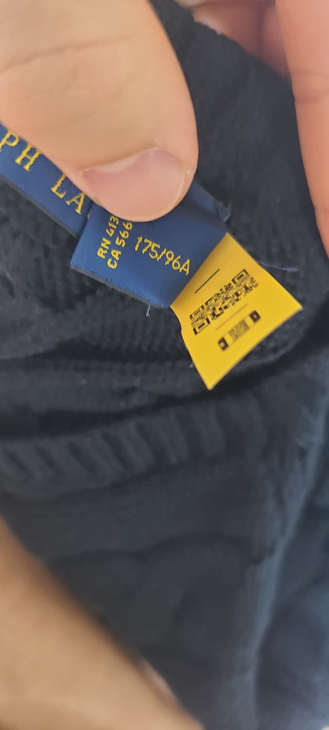 폴로랄프로렌 니트 네이비 M사이즈(정품) 상품이미지3