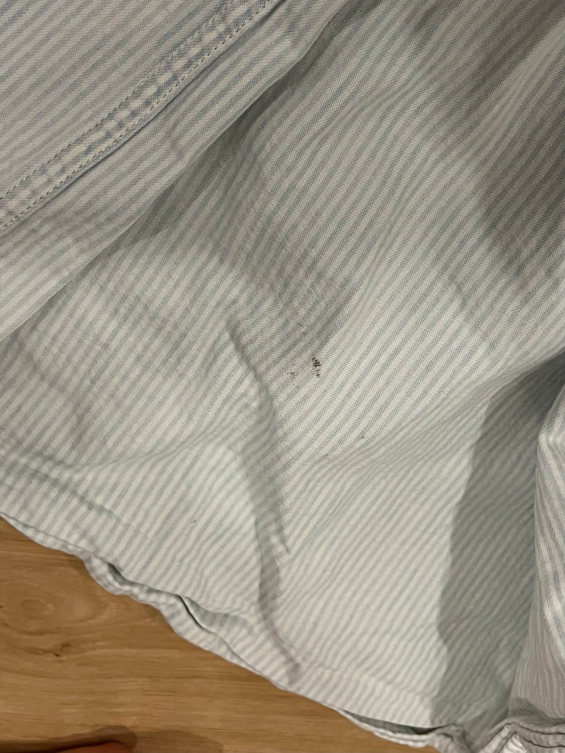 TheOpen Product  하프 블리치 셔츠 데님 블루 상품이미지5