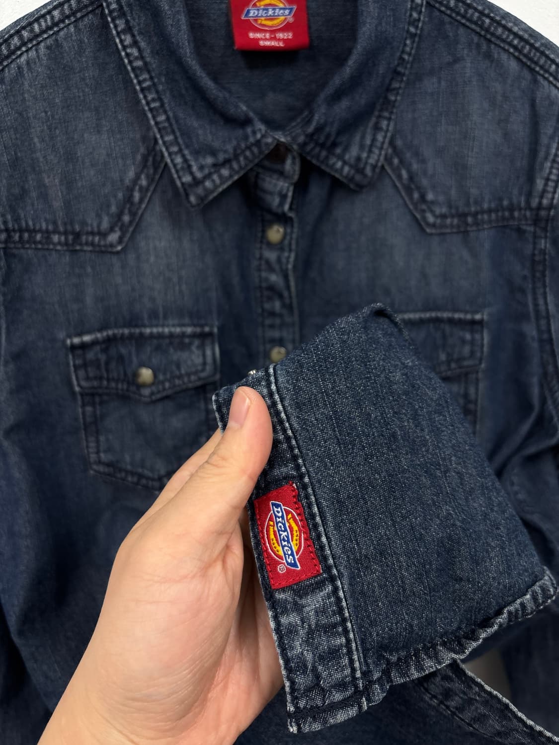 디키즈 우먼 데님셔츠 상품이미지5