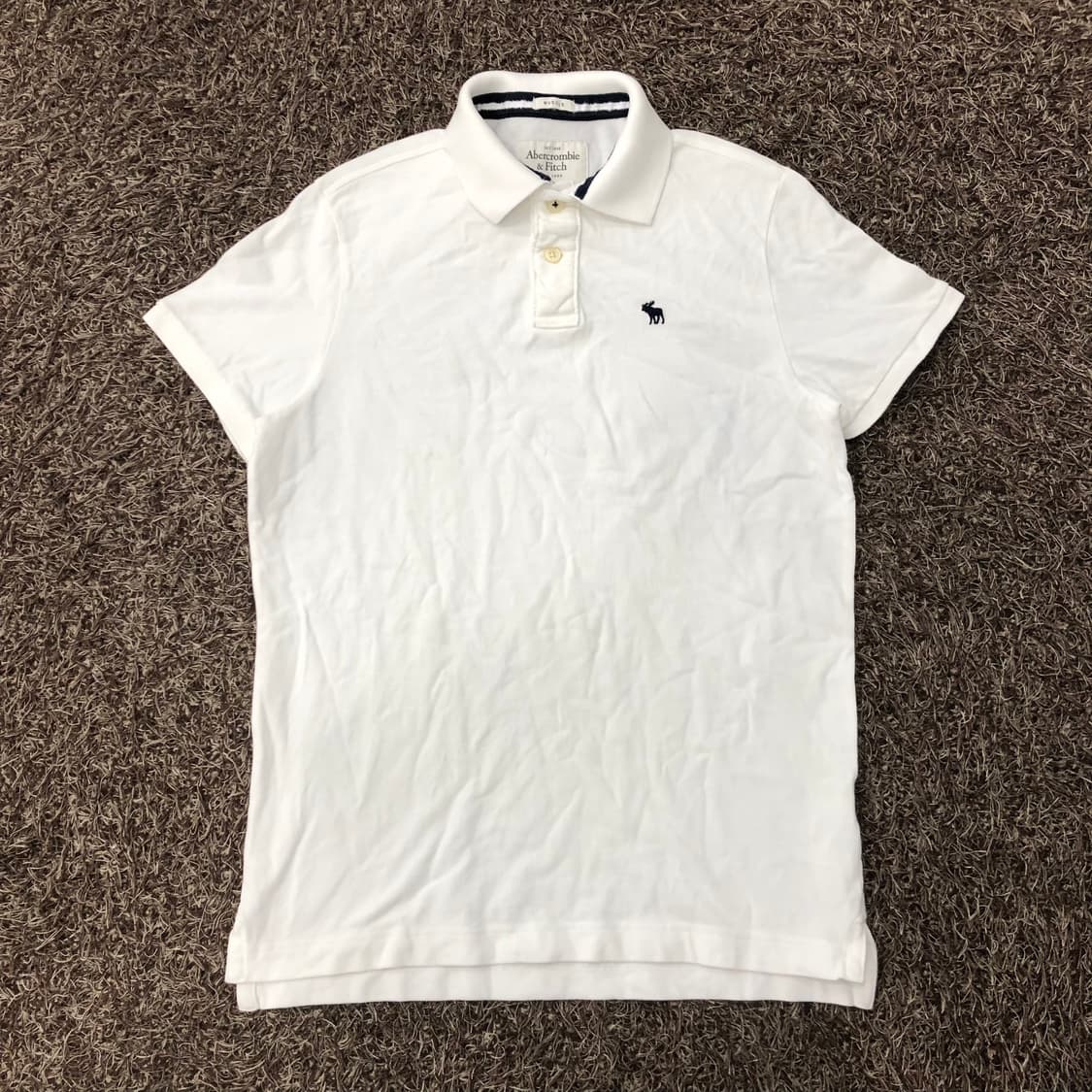 아베크롬비 화이트 카라 PK 반팔 티셔츠 상품이미지1